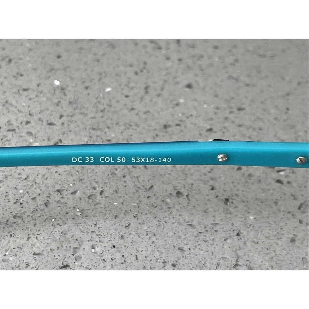 CITY EYEWEAR DC33 Col 50 Blue Rectangular Eyeglasses Frames ONLY 53-18-140
